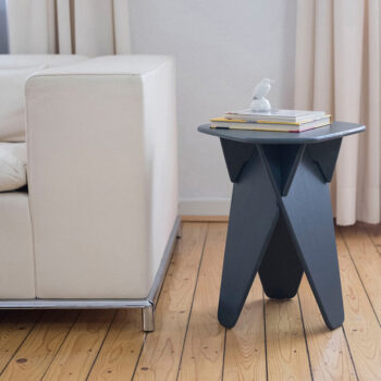 Intra απο ξύλο plywood 3mm-4mm πάχος - Τραπεζάκι σκαμπό πολλαπλών χρήσεων Μοντέρνο Έπιπλο Δίασταση 30x30 cm Intraeaxys-r7vm8yk7 - Image 3