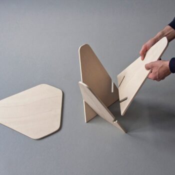 Intra απο ξύλο plywood 3mm-4mm πάχος - Τραπεζάκι σκαμπό πολλαπλών χρήσεων Μοντέρνο Έπιπλο Δίασταση 30x30 cm Intraeaxys-r7vm8yk7 - Image 6