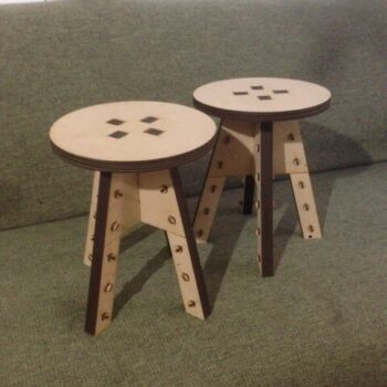 Intra απο ξύλο plywood 3mm-4mm πάχος - Τραπεζοειδές Ministool MDF 2,5mm Δίασταση 30x30 cm Intraeaxys-e1gke8yo - Image 1