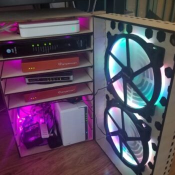 Intra απο ξύλο plywood 3mm-4mm πάχος - Ράφι αεριζόμενου δρομολογητή Δίασταση 30x30 cm Intraeaxys-yonem8po - Image 3