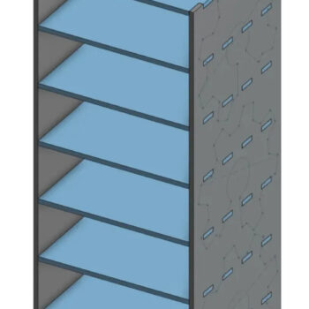 Intra απο ξύλο plywood 3mm-4mm πάχος - Ράφι με νήματα Δίασταση 30x30 cm Intraeaxys-joedmr51 - Image 1