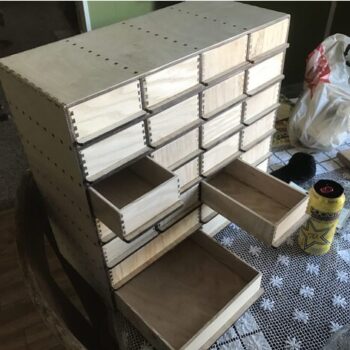 Intra απο ξύλο plywood 3mm-4mm πάχος - Συρταριέρα Δίασταση 30x30 cm Intraeaxys-075ygz3o - Image 1