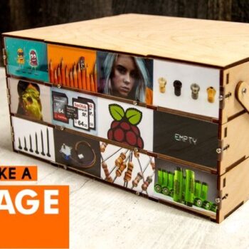 Intra απο ξύλο plywood 3mm-4mm πάχος - Ξύλινο πτυσσόμενο κουτί αποθήκευσης Δίασταση 30x30 cm Intraeaxys-zo98mr41 - Image 1