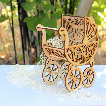 Intra απο ξύλο plywood 3mm-4mm πάχος - Πρότυπο καροτσιού μωρού Δίασταση 30x30 cm Intraeaxys-ro6ymd27 - Image 1