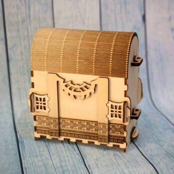 Intra απο ξύλο plywood 3mm-4mm πάχος - Ξύλινο κουτί για κοσμήματα Δίασταση 30x30 cm Intraeaxys-51r56r76 - Image 1