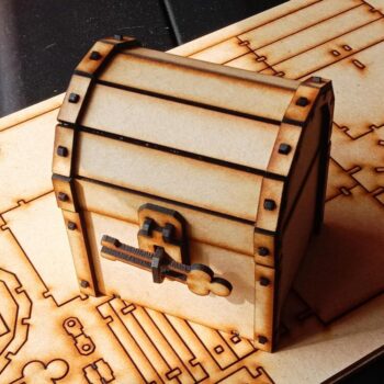 Intra απο ξύλο plywood 3mm-4mm πάχος - Θησαυρός πειρατής Δίασταση 30x30 cm Intraeaxys-qommgw4o - Image 3