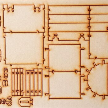 Intra απο ξύλο plywood 3mm-4mm πάχος - Θησαυρός πειρατής Δίασταση 30x30 cm Intraeaxys-qommgw4o - Image 5