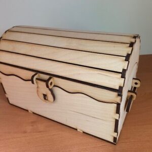 Intra απο ξύλο plywood 3mm-4mm πάχος - Ξύλινο μπαούλο αποθήκευσης με κλειδαριά Δίασταση 30x30 cm Intraeaxys-d1lv0xxo