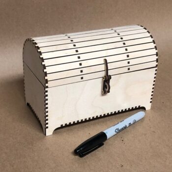 Intra απο ξύλο plywood 3mm-4mm πάχος - Πρότυπο κουτιού θησαυρού Δίασταση 30x30 cm Intraeaxys-eo20jlm7 - Image 1