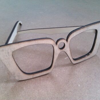 Intra απο ξύλο plywood 3mm-4mm πάχος - Ξύλινα γυαλιά ηλίου Δίασταση 30x30 cm Intraeaxys-078ynxqo - Image 1