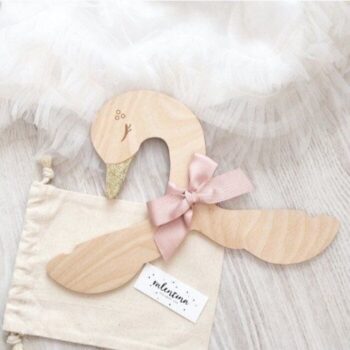 Intra απο ξύλο plywood 3mm-4mm πάχος - Κρεμάστρα ρούχων Swan Παιδική κρεμάστρα για παιδιά Δίασταση 30x30 cm Intraeaxys-joed8j61 - Image 3