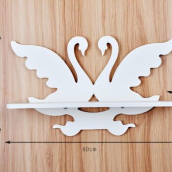 Intra απο ξύλο plywood 3mm-4mm πάχος - Ράφι τοίχου Swan Δίασταση 30x30 cm Intraeaxys-zo9yv2x7 - Image 1