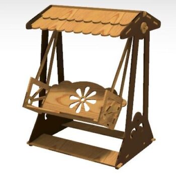 Intra απο ξύλο plywood 3mm-4mm πάχος - Ξύλινη Κούνια Καρέκλα Δίασταση 30x30 cm Intraeaxys-075ylvko - Image 1