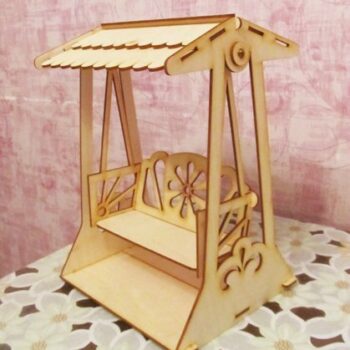 Intra απο ξύλο plywood 3mm-4mm πάχος - Barbie Swing Δίασταση 30x30 cm Intraeaxys-eo20zrm7 - Image 1