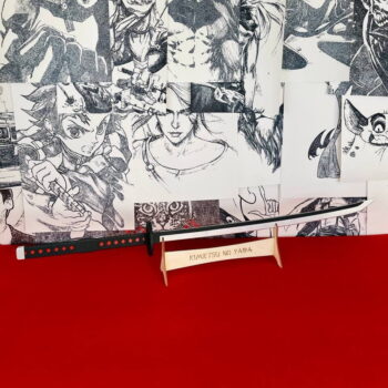 Intra απο ξύλο plywood 3mm-4mm πάχος - Σπαθί Tanjiro Katana 4mm Δίασταση 30x30 cm Intraeaxys-67wlgmm1 - Image 1