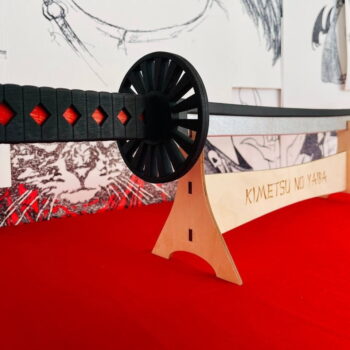 Intra απο ξύλο plywood 3mm-4mm πάχος - Σπαθί Tanjiro Katana 4mm Δίασταση 30x30 cm Intraeaxys-67wlgmm1 - Image 4