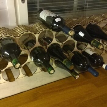 Intra απο ξύλο plywood 3mm-4mm πάχος - Μεγάλη σχάρα κρασιού Δίασταση 30x30 cm Intraeaxys-yon02qk7 - Image 1