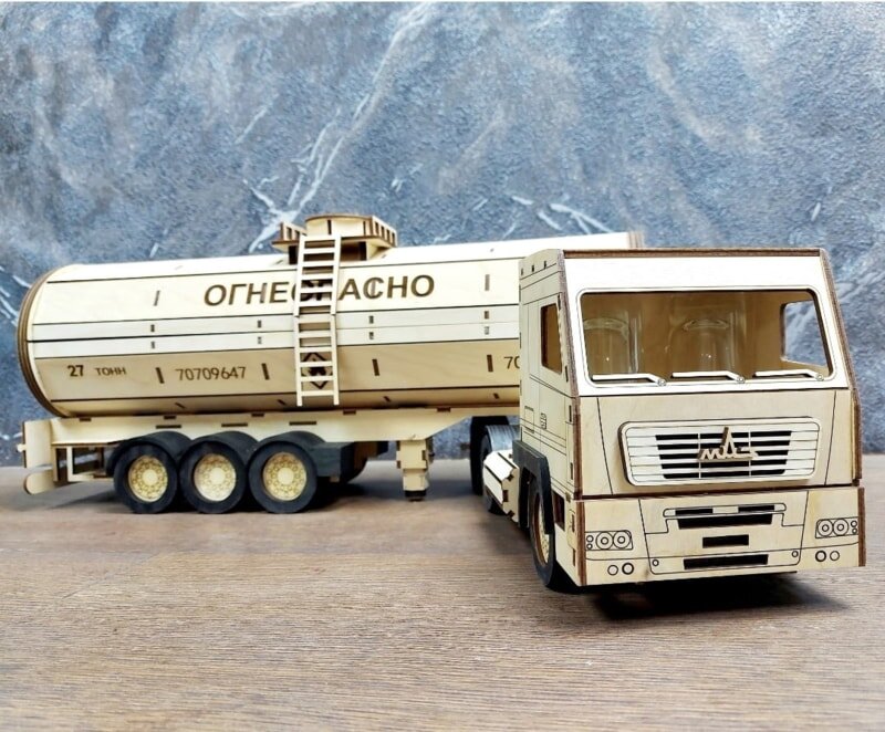 Intra απο ξύλο plywood 3mm-4mm πάχος - Θήκη για μπουκάλια κρασιού Maz Truck Δίασταση 30x30 cm Intraeaxys-r1z25xw1