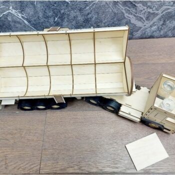 Intra απο ξύλο plywood 3mm-4mm πάχος - Θήκη για μπουκάλια κρασιού Maz Truck Δίασταση 30x30 cm Intraeaxys-r1z25xw1 - Image 3