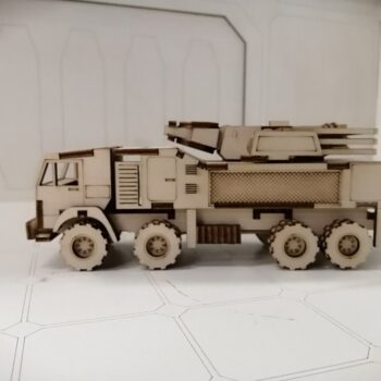 Intra απο ξύλο plywood 3mm-4mm πάχος - Pantsir-S1 3D μοντέλο Δίασταση 30x30 cm Intraeaxys-pok3nj37 - Image 1