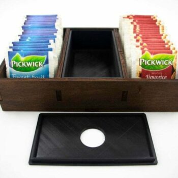 Intra απο ξύλο plywood 3mm-4mm πάχος - Διοργανωτής για φακελάκια τσαγιού Δίασταση 30x30 cm Intraeaxys-zo98yyr1 - Image 1