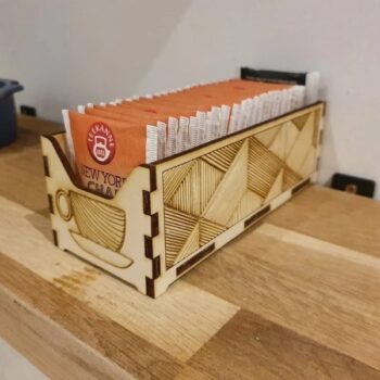 Intra απο ξύλο plywood 3mm-4mm πάχος - Ξύλινο κουτί τσαγιού Δίασταση 30x30 cm Intraeaxys-pokmv891 - Image 1