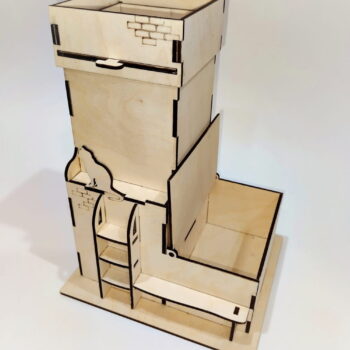 Intra απο ξύλο plywood 3mm-4mm πάχος - Δοχείο τσαγιού σε σχήμα σόμπας Δίασταση 30x30 cm Intraeaxys-qomml94o - Image 4