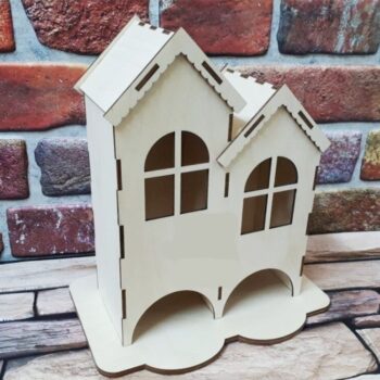 Intra απο ξύλο plywood 3mm-4mm πάχος - Τσαγιού με δύο διαμερίσματα 3mm Δίασταση 30x30 cm Intraeaxys-pok3kkj7 - Image 1