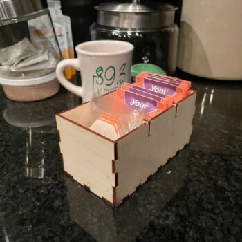 Intra απο ξύλο plywood 3mm-4mm πάχος - Οργανωτής συρταριού για φακελάκια τσαγιού Δίασταση 30x30 cm Intraeaxys-lopqzr37 - Image 1