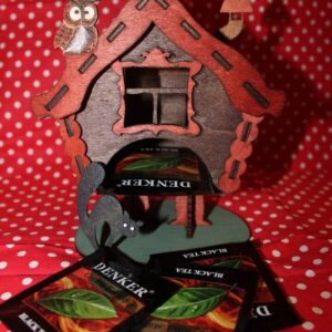 Intra απο ξύλο plywood 3mm-4mm πάχος - Baba Yaga Hut Tea House Δίασταση 40x50 cm Intraeaxys-eo0q4qg1