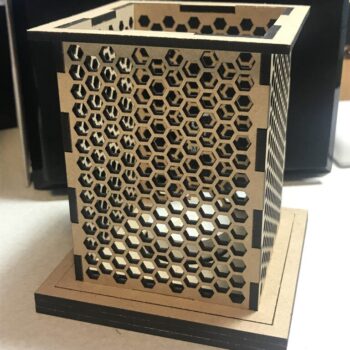 Intra απο ξύλο plywood 3mm-4mm πάχος - Κηροπήγιο τσαγιού Δίασταση 30x30 cm Intraeaxys-51rr3l01 - Image 1