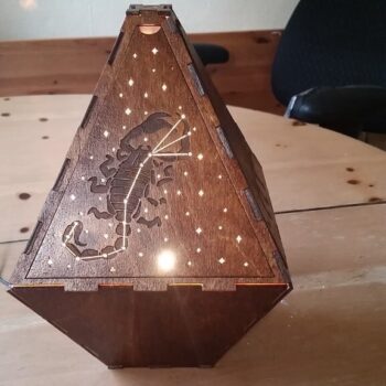 Intra απο ξύλο plywood 3mm-4mm πάχος - Φωτιστικό Constellation 3mm Κόντρα πλακέ Birch Δίασταση 30x30 cm Intraeaxys-eo0ql351 - Image 1