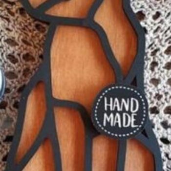 Intra απο ξύλο plywood 3mm-4mm πάχος - Δοχείο οργάνωσης δίσκου με χάντρες γάτας από ξύλο Δίασταση 30x30 cm Intraeaxys-zo9yl2y7 - Image 3