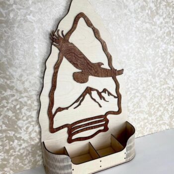 Intra απο ξύλο plywood 3mm-4mm πάχος - Κρεμαστό Ράφι Οργανωτής Ραπτικής Ραπτικής Κλωστή Ραπτικής 4mm Δίασταση 30x30 cm Intraeaxys-zo9yxz47 - Image 3