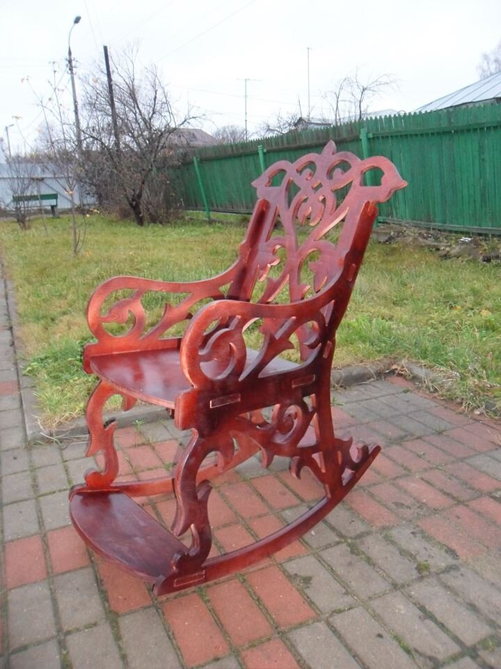 Intra απο ξύλο plywood 3mm-4mm πάχος - Sandalye (Κουνιστή πολυθρόνα) Δίασταση 30x30 cm Intraeaxys-m1d53yok