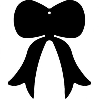 Intra απο ξύλο plywood 3mm-4mm πάχος - Bow Ornam Δίασταση 30x30 cm Intraeaxys-qomk3r73 - Image 1