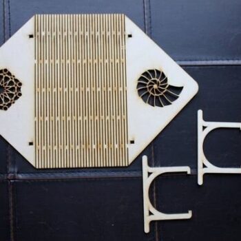 Intra απο ξύλο plywood 3mm-4mm πάχος - Διακοσμητική Ξύλινη θήκη για χαρτοπετσέτα Δίασταση 30x30 cm Intraeaxys-91jdqy51 - Image 3