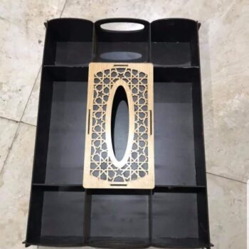 Intra απο ξύλο plywood 3mm-4mm πάχος - Δίσκος αποξηραμένων φρούτων και ξηρών καρπών με κουτί χαρτιού Δίασταση 30x30 cm Intraeaxys-zo9ywwr7 - Image 1