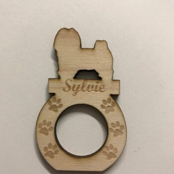 Intra απο ξύλο plywood 3mm-4mm πάχος - Δαχτυλίδι από χαρτοπετσέτα σκύλου Δίασταση 30x30 cm Intraeaxys-eo0q6x31 - Image 3