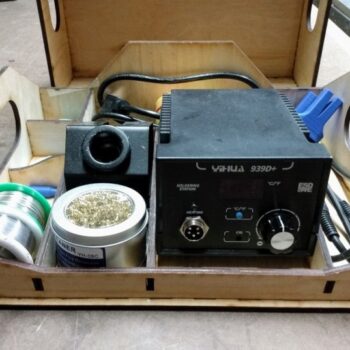 Intra απο ξύλο plywood 3mm-4mm πάχος - Κουτί κιτ συγκόλλησης Δίασταση 30x30 cm Intraeaxys-r1z002po - Image 1