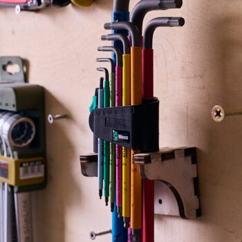 Intra απο ξύλο plywood 3mm-4mm πάχος - Βάση τοίχου Wera Hex Keys Δίασταση 30x30 cm Intraeaxys-eoxlrzjo - Image 3