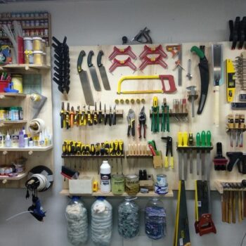 Intra απο ξύλο plywood 3mm-4mm πάχος - Workshop Tool Storage Rack Organizer Δίασταση 30x30 cm Intraeaxys-eo4qg8y7 - Image 1