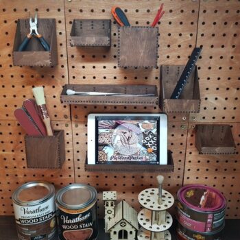 Intra απο ξύλο plywood 3mm-4mm πάχος - Κάδοι κοντέινερ Pegboard Δίασταση 30x30 cm Intraeaxys-ro6yprn7 - Image 1