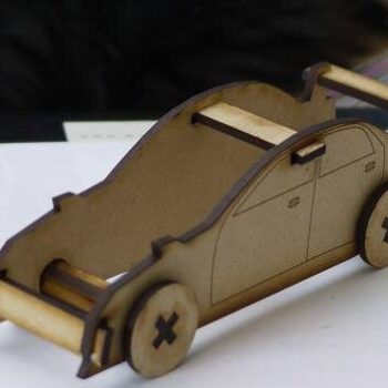 Intra απο ξύλο plywood 3mm-4mm πάχος - Sport Car 3mm Δίασταση 30x30 cm Intraeaxys-eo20lq67 - Image 1