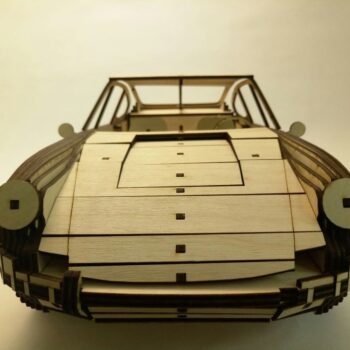 Intra απο ξύλο plywood 3mm-4mm πάχος - Porsche 911 1964 Ξύλινο Μοντέλο 3mm Δίασταση 30x30 cm Intraeaxys-51rrvm31 - Image 3