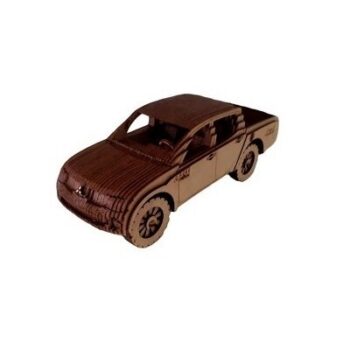 Intra απο ξύλο plywood 3mm-4mm πάχος - Mitsubishi L200 Triton 3D Puzzle Ξύλινο μοντέλο Δίασταση 30x30 cm Intraeaxys-eo0qlz01 - Image 1