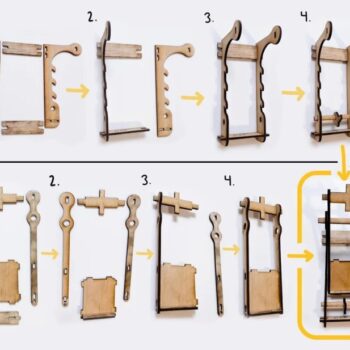 Intra απο ξύλο plywood 3mm-4mm πάχος - Χωρίς καταπέλτη κόλλας Δίασταση 30x30 cm Intraeaxys-p7yr96zo - Image 3