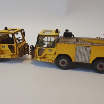 Intra απο ξύλο plywood 3mm-4mm πάχος - Τρισδιάστατο παζλ Airfield Towing Tractor TMX-60 Δίασταση 30x30 cm Intraeaxys-eo4q3jy7 - Image 6