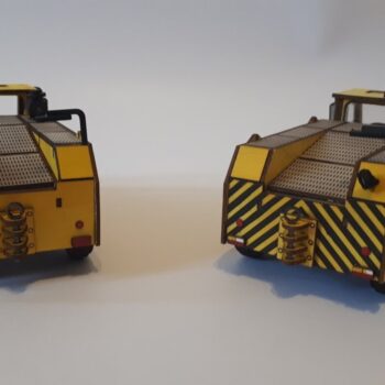 Intra απο ξύλο plywood 3mm-4mm πάχος - Τρισδιάστατο παζλ Airfield Towing Tractor TMX-60 Δίασταση 30x30 cm Intraeaxys-eo4q3jy7 - Image 7