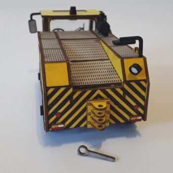 Intra απο ξύλο plywood 3mm-4mm πάχος - Τρισδιάστατο παζλ Airfield Towing Tractor TMX-60 Δίασταση 30x30 cm Intraeaxys-eo4q3jy7 - Image 9